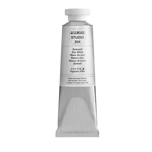 LUKAS STUDIO Ölfarbe - 0204 Zinkweiß (37/75/200ml)