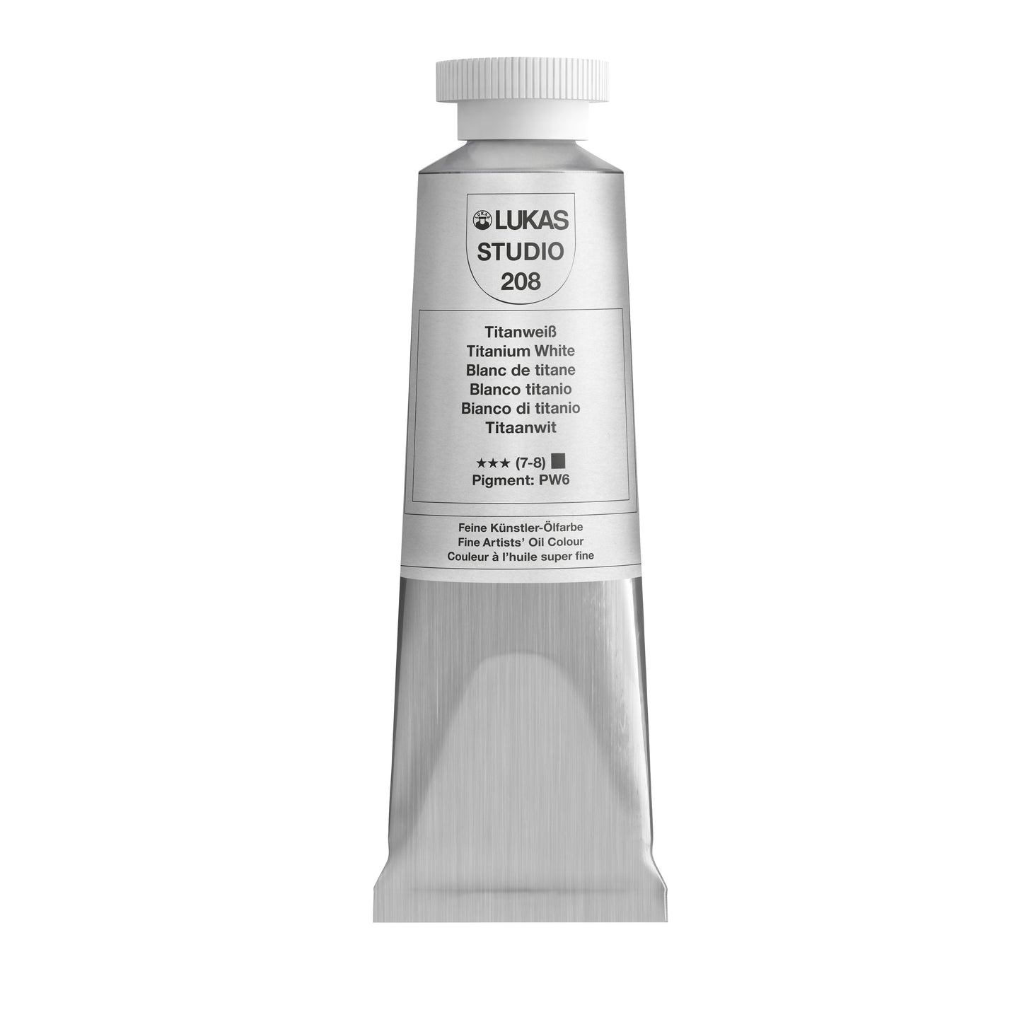 LUKAS STUDIO Ölfarbe - 0208 Titanweiß (37/75/200ml)