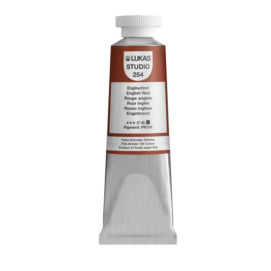LUKAS STUDIO Ölfarbe -  0254 Englischrot (37/75/200ml)
