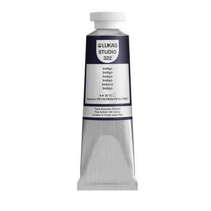 LUKAS STUDIO Ölfarbe -  0322 Indigo (37/75/200ml)