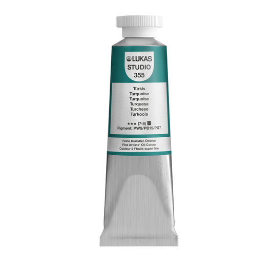 LUKAS STUDIO Ölfarbe -  0355 Türkis (37/75/200ml)