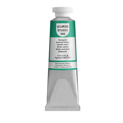 LUKAS STUDIO Ölfarbe -  0356 Deckgrün (37/75/200ml)
