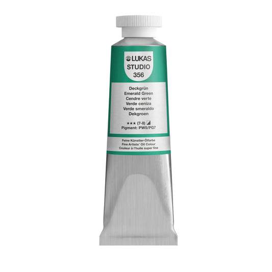 LUKAS STUDIO Ölfarbe -  0356 Deckgrün (37/75/200ml)