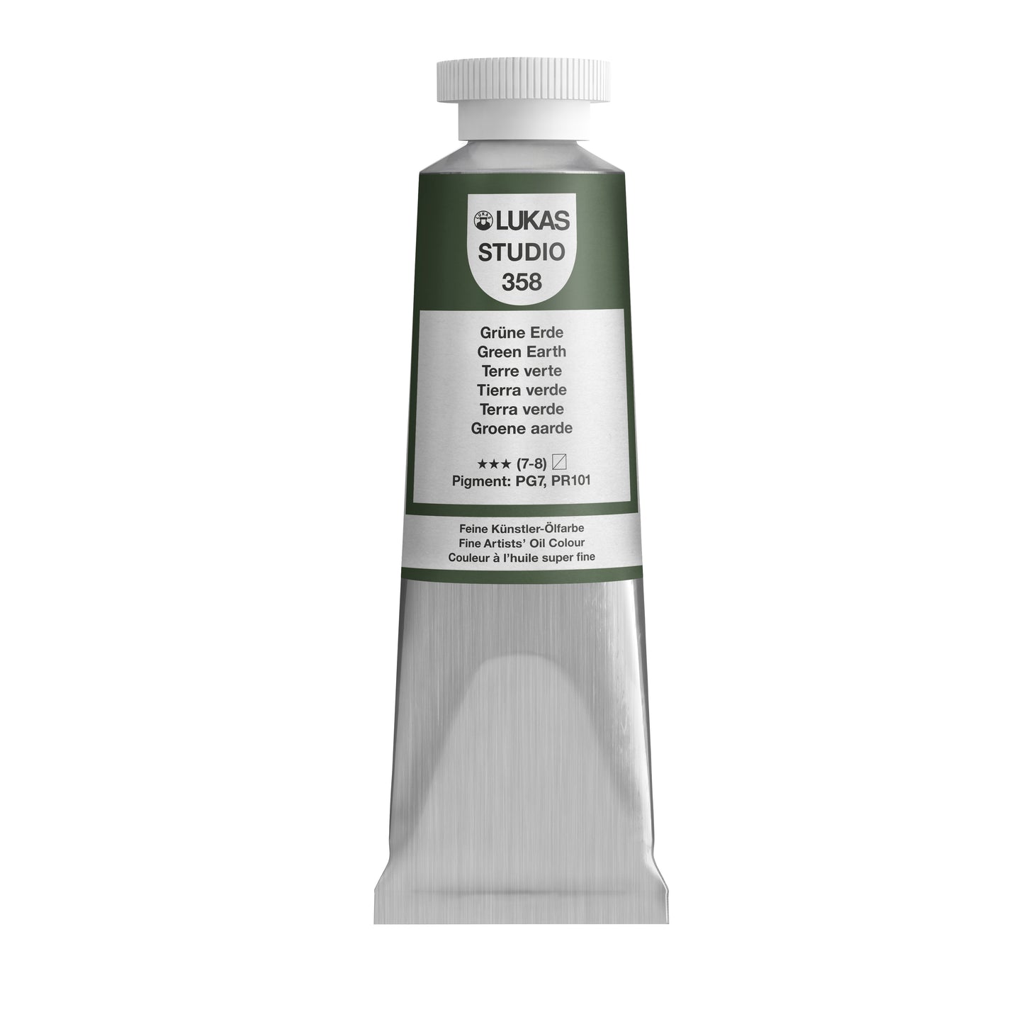 LUKAS STUDIO Ölfarbe -  0358 Grüne Erde (37/75/200ml)