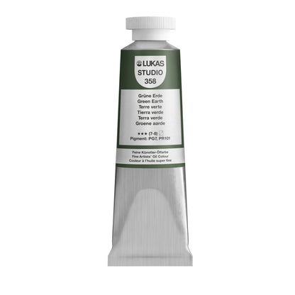 LUKAS STUDIO Ölfarbe -  0358 Grüne Erde (37/75/200ml)