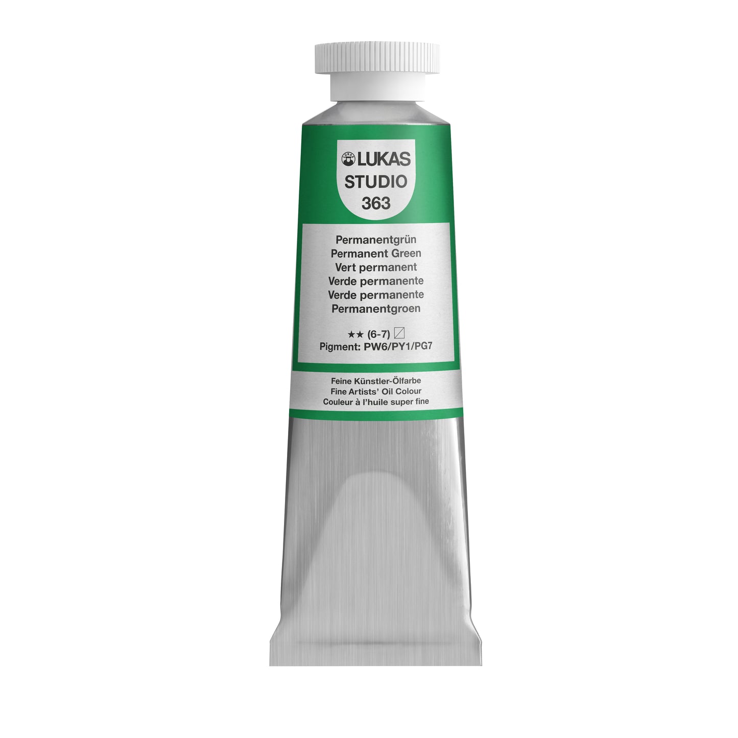 LUKAS STUDIO Ölfarbe -  0363 Permanentgrün (37/75/200ml)