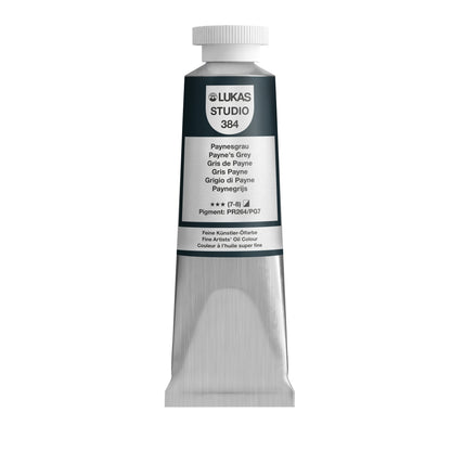 LUKAS STUDIO Ölfarbe -  0384 Paynesgrau (37/75/200ml)