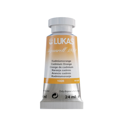 LUKAS Aquarell 1862 (24ml Tube) - Kadmiumorange  1028