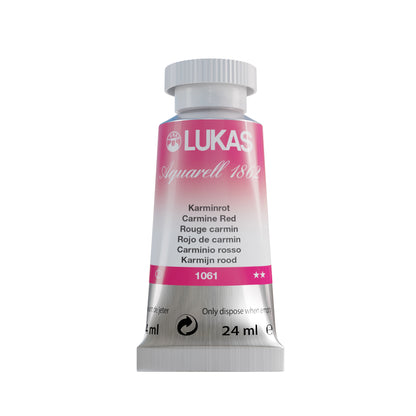 LUKAS Aquarell 1862 (24ml Tube) - Karminrot  1061