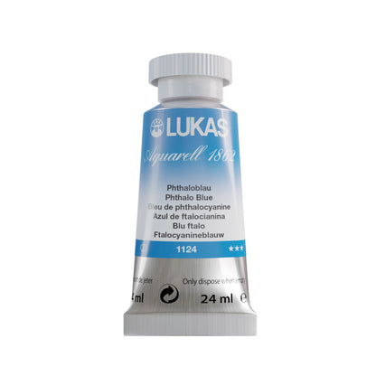 LUKAS Aquarell 1862 (24ml Tube) - Phthaloblau  1124