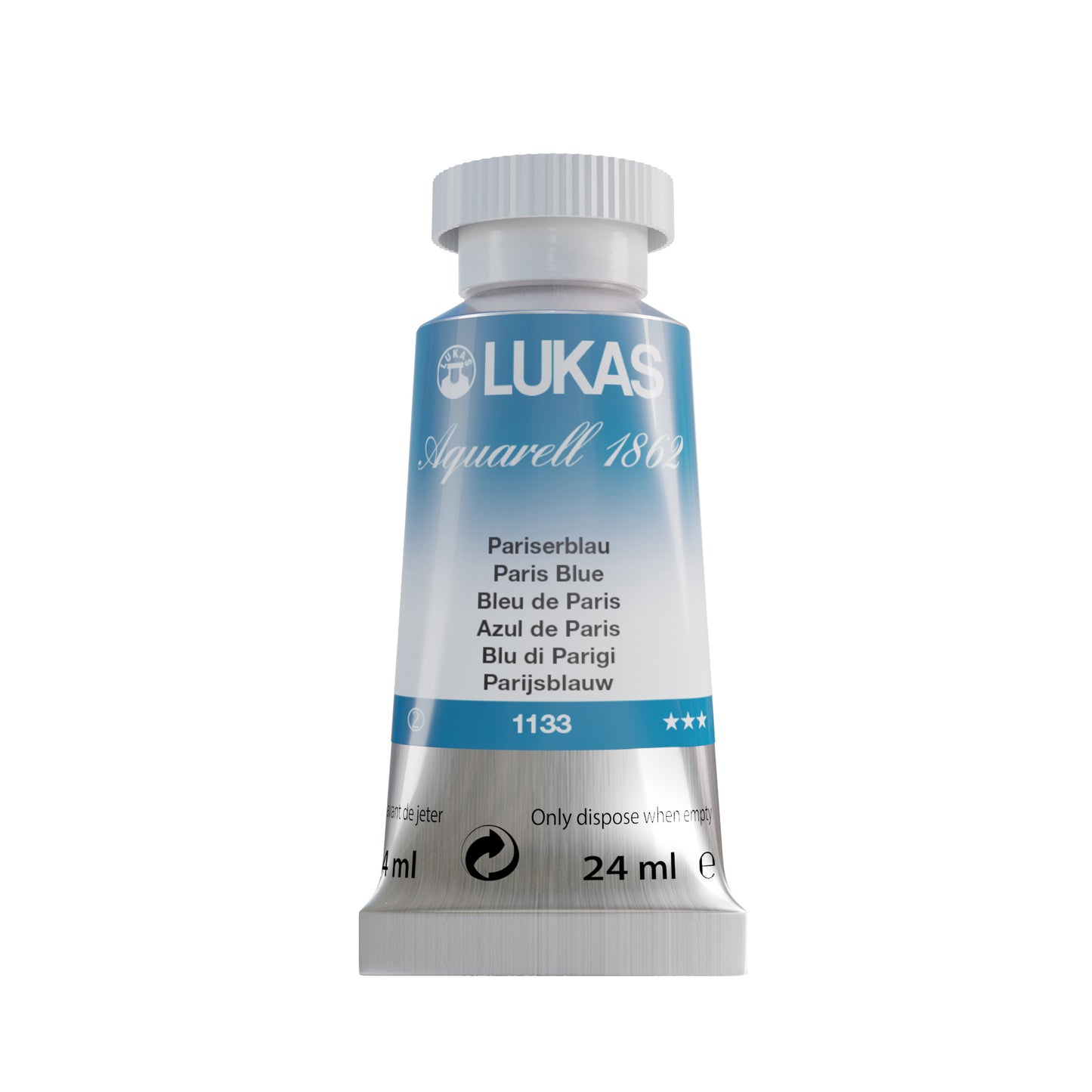 LUKAS Aquarell 1862 (24ml Tube) - Pariserblau  1133