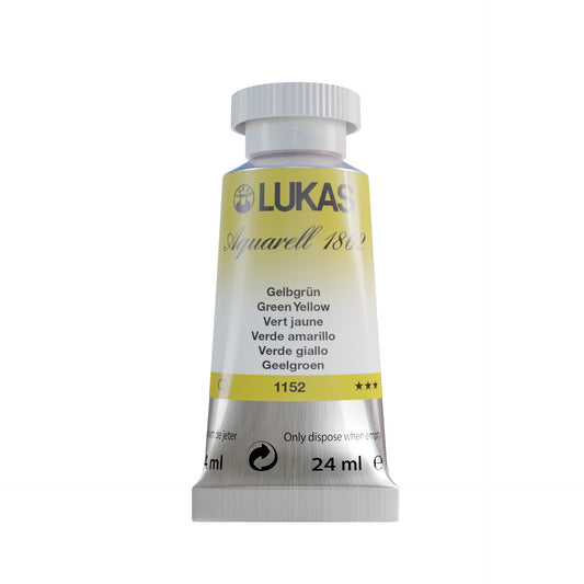 LUKAS Aquarell 1862 (24ml Tube) - Gelbgrün  1152