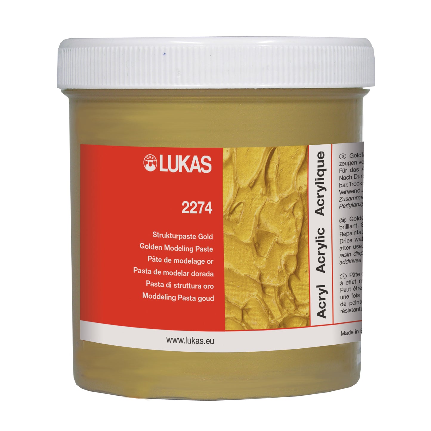 LUKAS Strukturpaste Gold 125/250ml