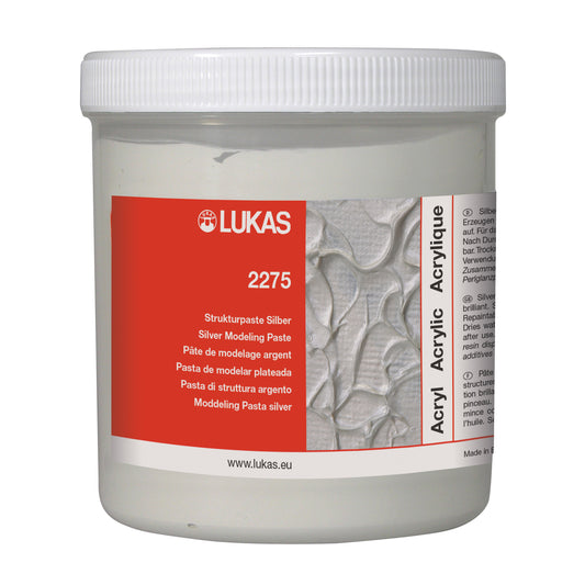 LUKAS Strukturpaste Silber 250ml