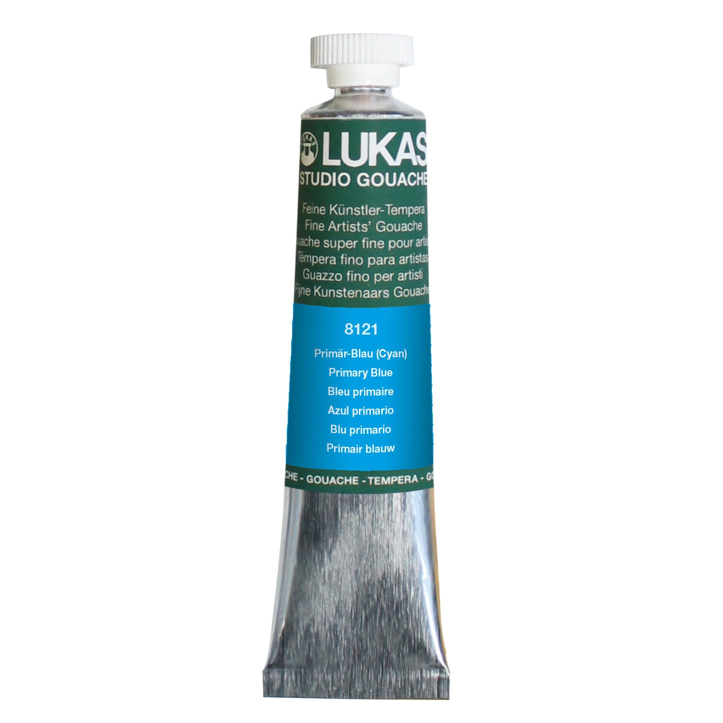 LUKAS Studio GOUACHE - Primär-Blau (Cyan) 8121 (20ml)