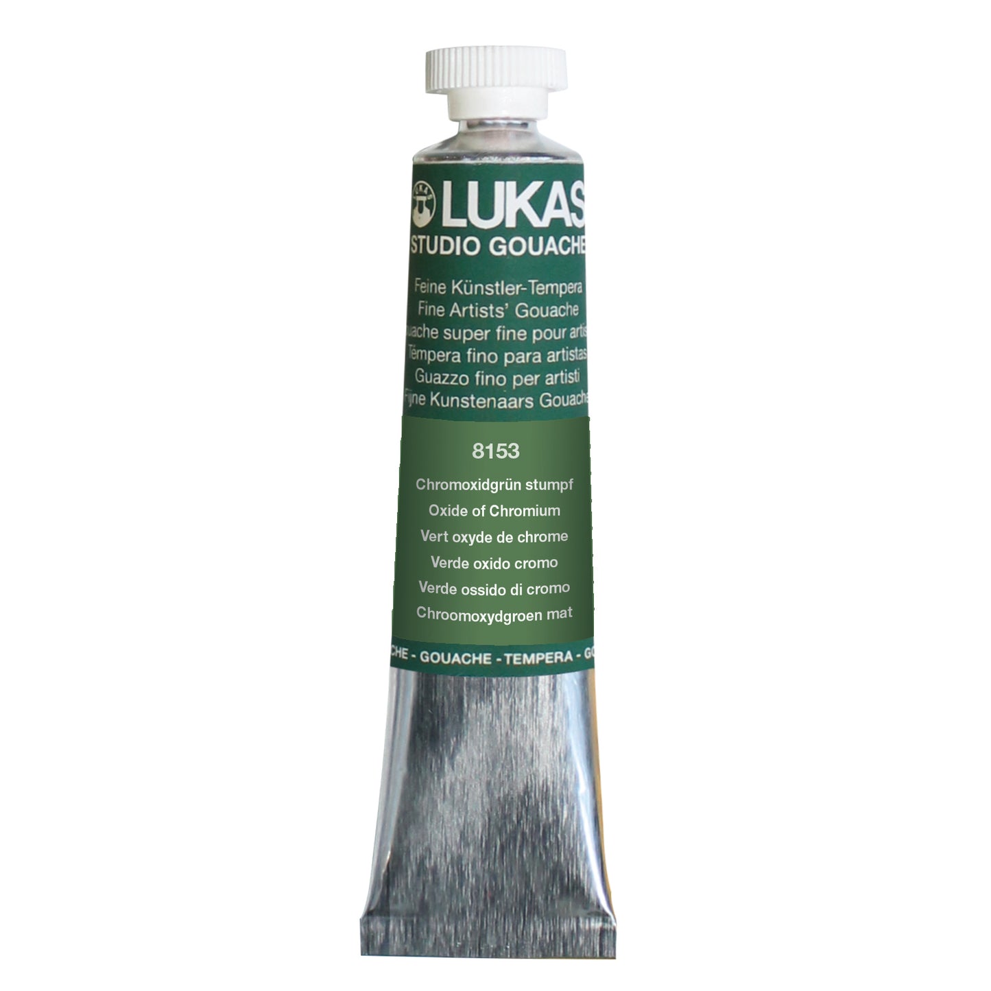 LUKAS Studio GOUACHE - Chromoxidgrün Stumpf  8153 (20ml)