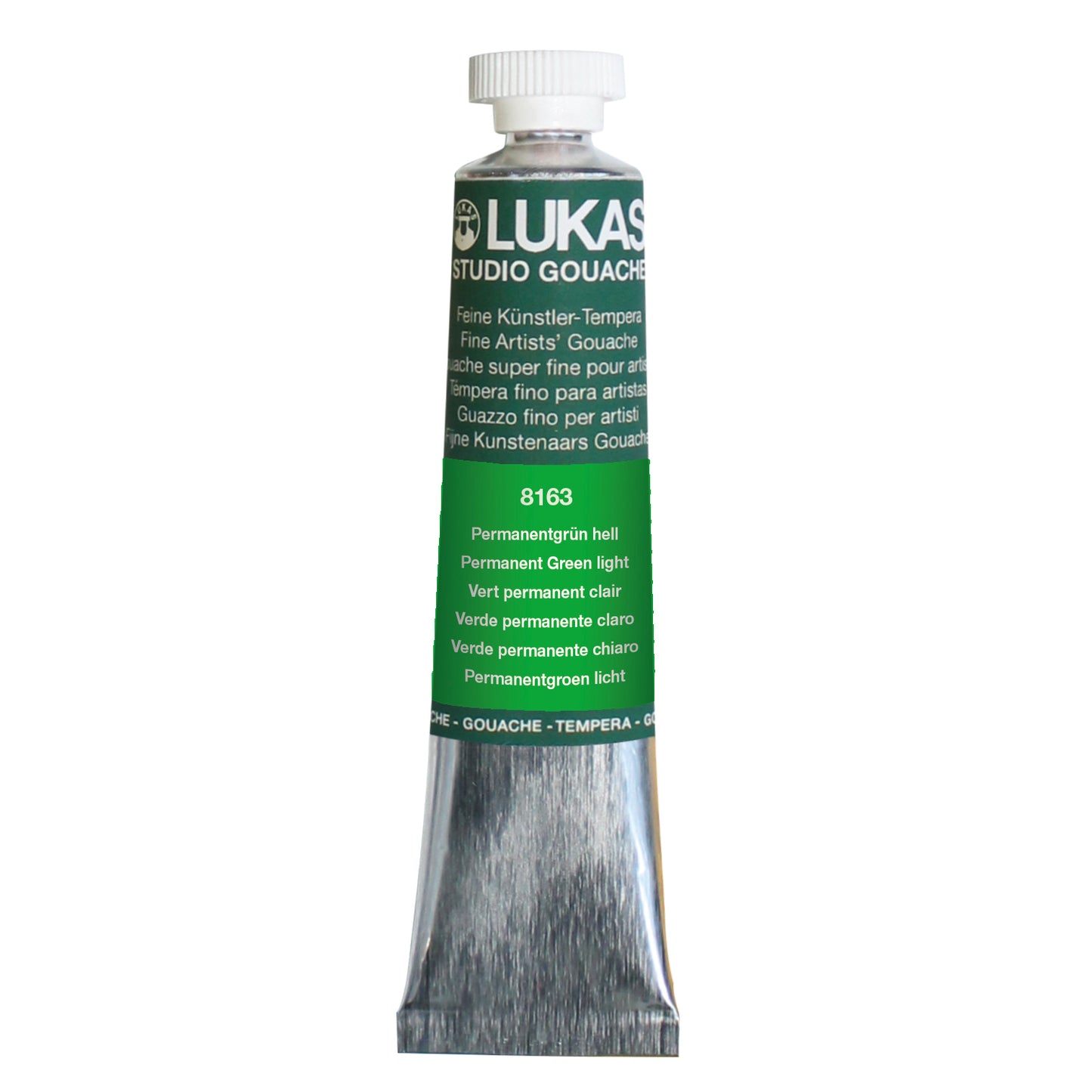 LUKAS Studio GOUACHE - Permanentgrün Hell  8163 (20ml)