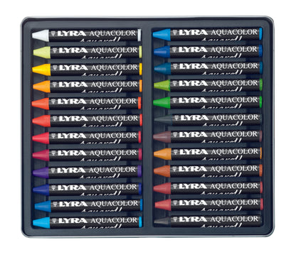 LYRA-Aquacolor wasservermalbare Künstlerwachsmalkreiden (24-teilig)