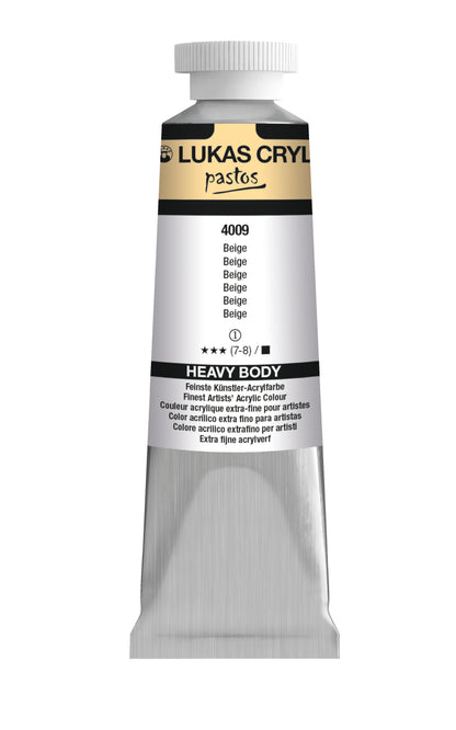LUKAS Cryl PASTOS (HEAVY BODY) - Beige  4009 (37ml)