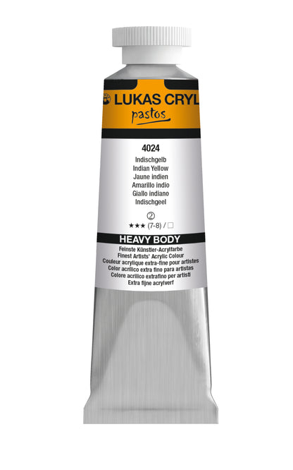 LUKAS Cryl PASTOS (HEAVY BODY) - Indischgelb  4024 (37ml)