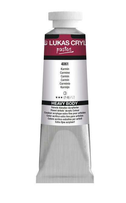 LUKAS Cryl PASTOS (HEAVY BODY) - Karmin  4061 (37ml)