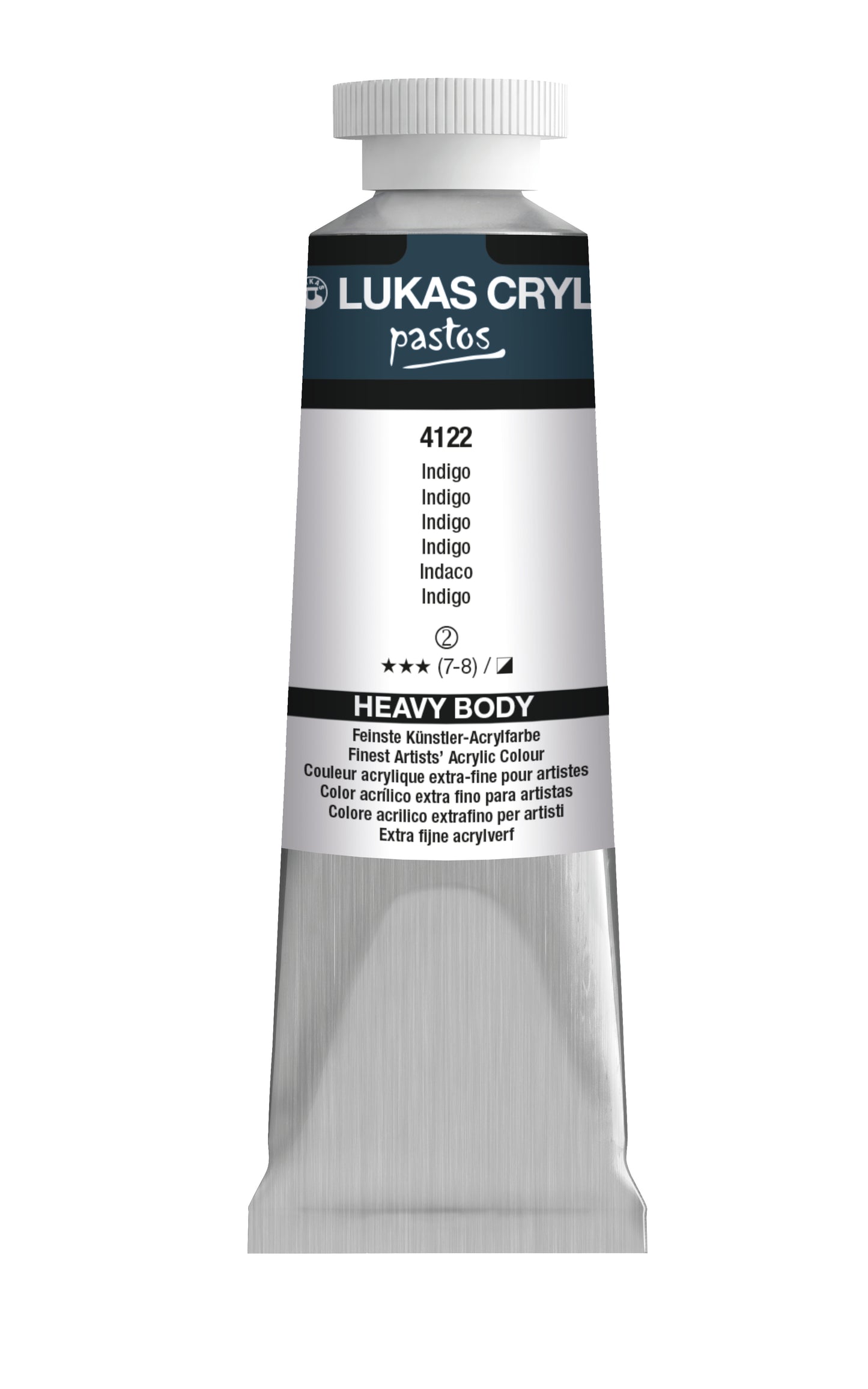 LUKAS Cryl PASTOS (HEAVY BODY) - Indigo  4122 (37ml)