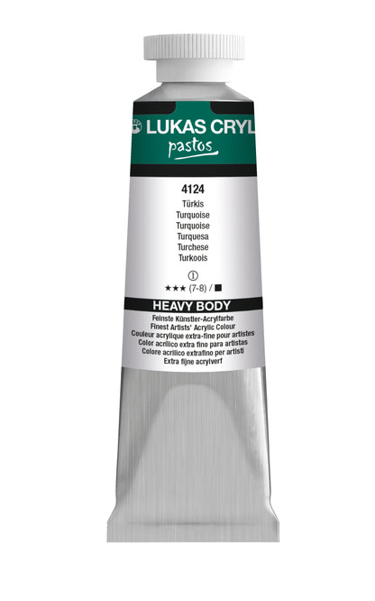 LUKAS Cryl PASTOS (CUERPO PESADO) - Turquesa 4124 (37ml)