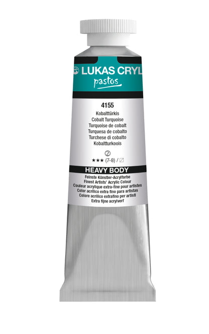 LUKAS Cryl PASTOS (HEAVY BODY) - Kobalttürkis  4155 (37ml)