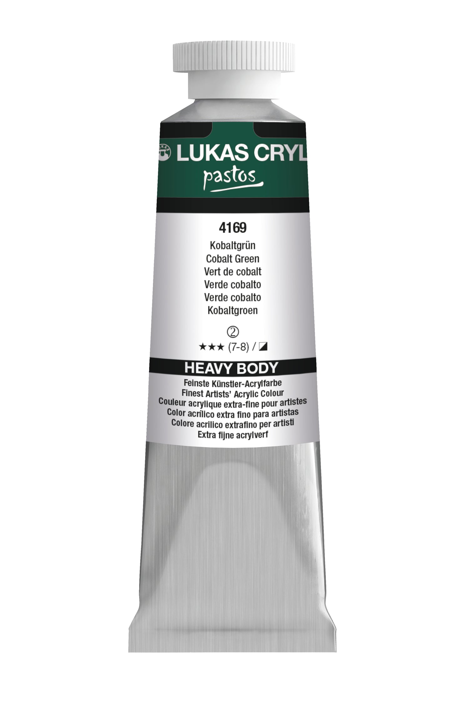 LUKAS Cryl PASTOS (HEAVY BODY) - Kobaltgrün  4169 (37ml)