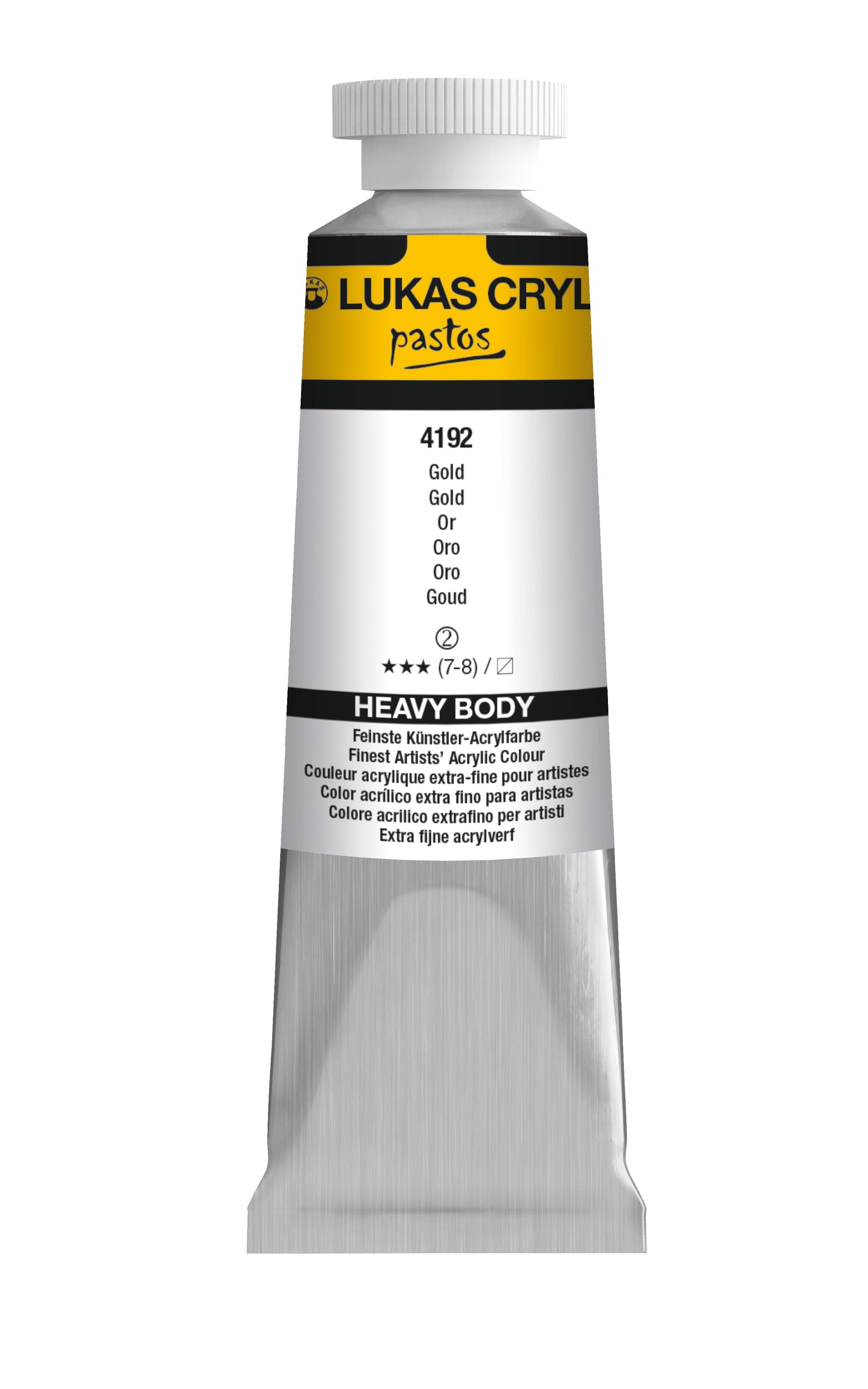 LUKAS Cryl PASTOS (HEAVY BODY) - Gold  4192 (37ml)