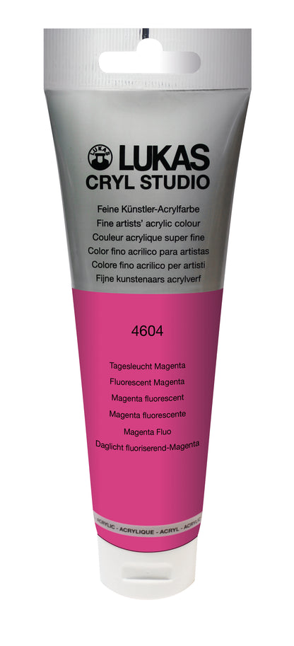 LUKAS CRYL Studio - 4604 Tagesleuchtfarbe Magenta  (125/250ml)