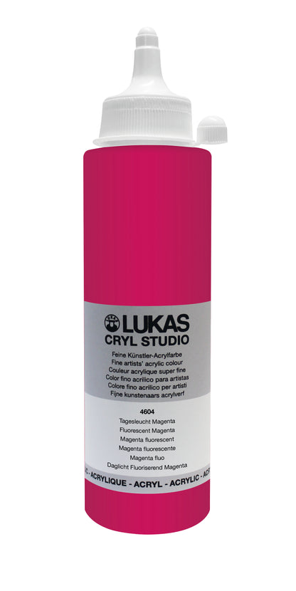 LUKAS CRYL Studio - 4604 Tagesleuchtfarbe Magenta  (125/250ml)