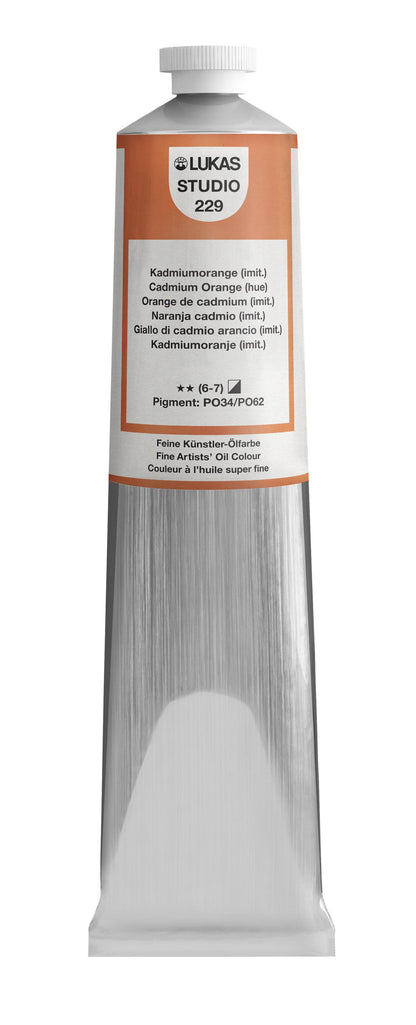 LUKAS STUDIO Ölfarbe - 0229 Kadmiumorange (imit) (37/75/200ml)