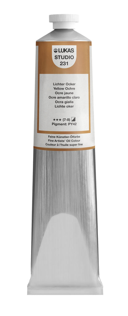 LUKAS STUDIO Ölfarbe -  0231 Lichter Ocker (37/75/200ml)