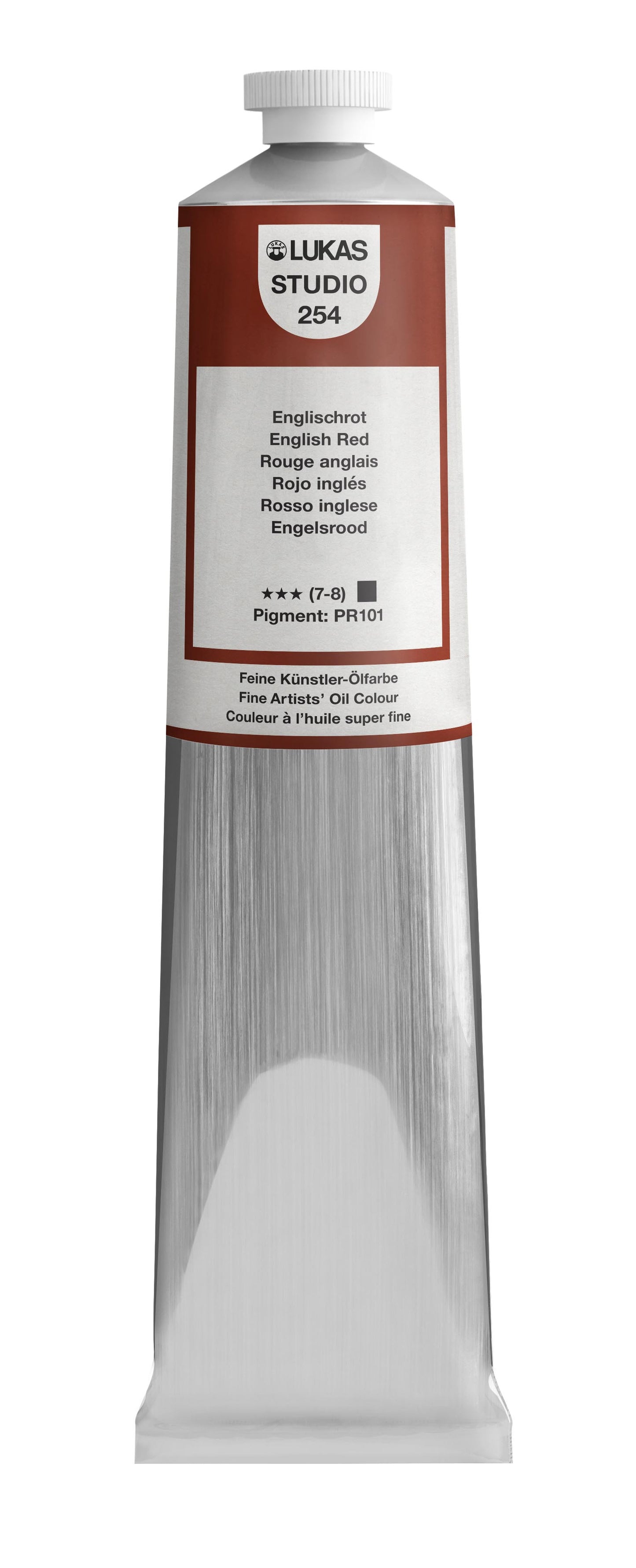 LUKAS STUDIO Ölfarbe -  0254 Englischrot (37/75/200ml)