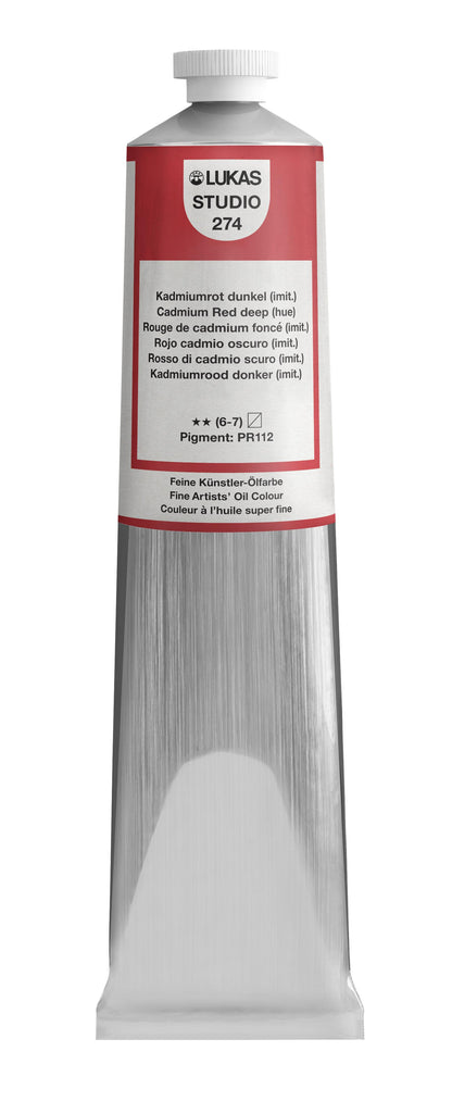 LUKAS STUDIO Ölfarbe - 0274 Kadmiumrot Dunkel (imit) (37/75/200ml)