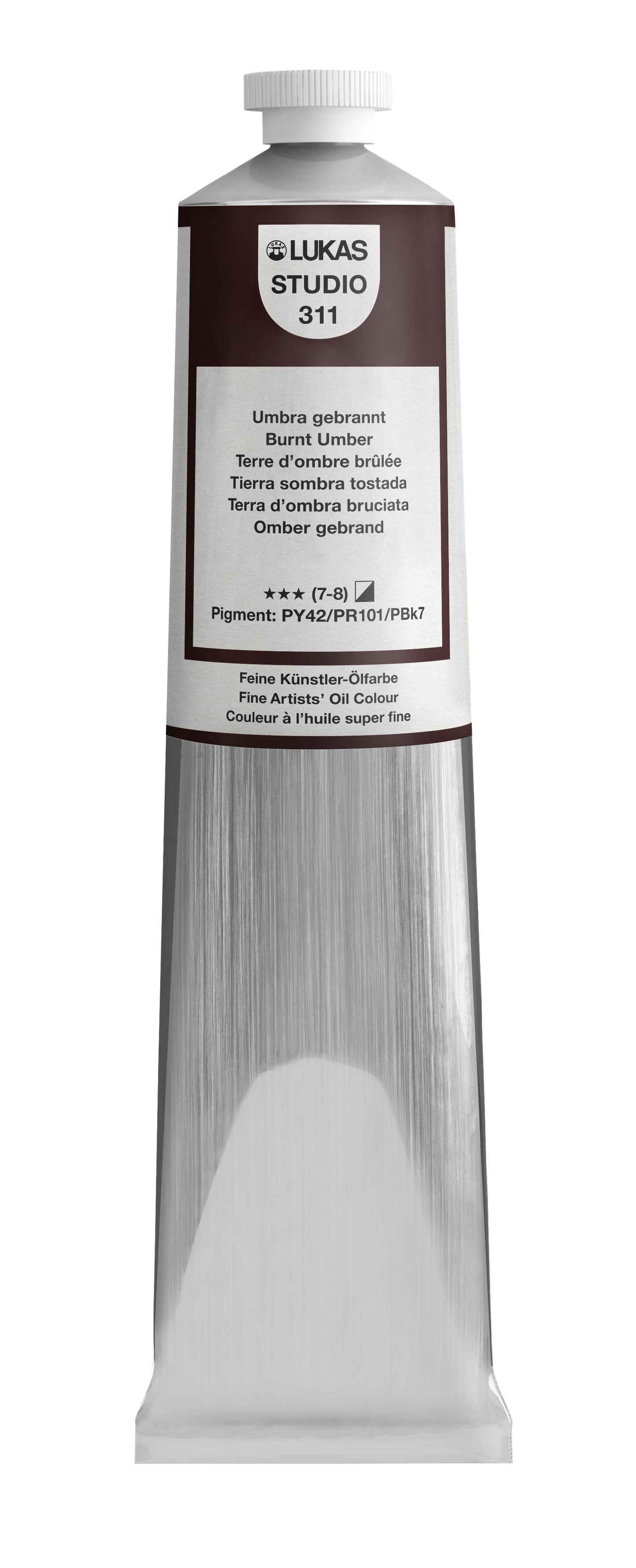 LUKAS STUDIO Ölfarbe -  0311 Umbra Gebrannt (37/75/200ml)