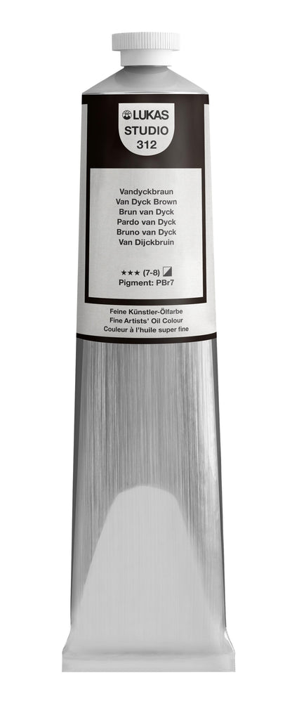 LUKAS STUDIO Ölfarbe - 0312 Vandyckbraun (37/75/200ml)