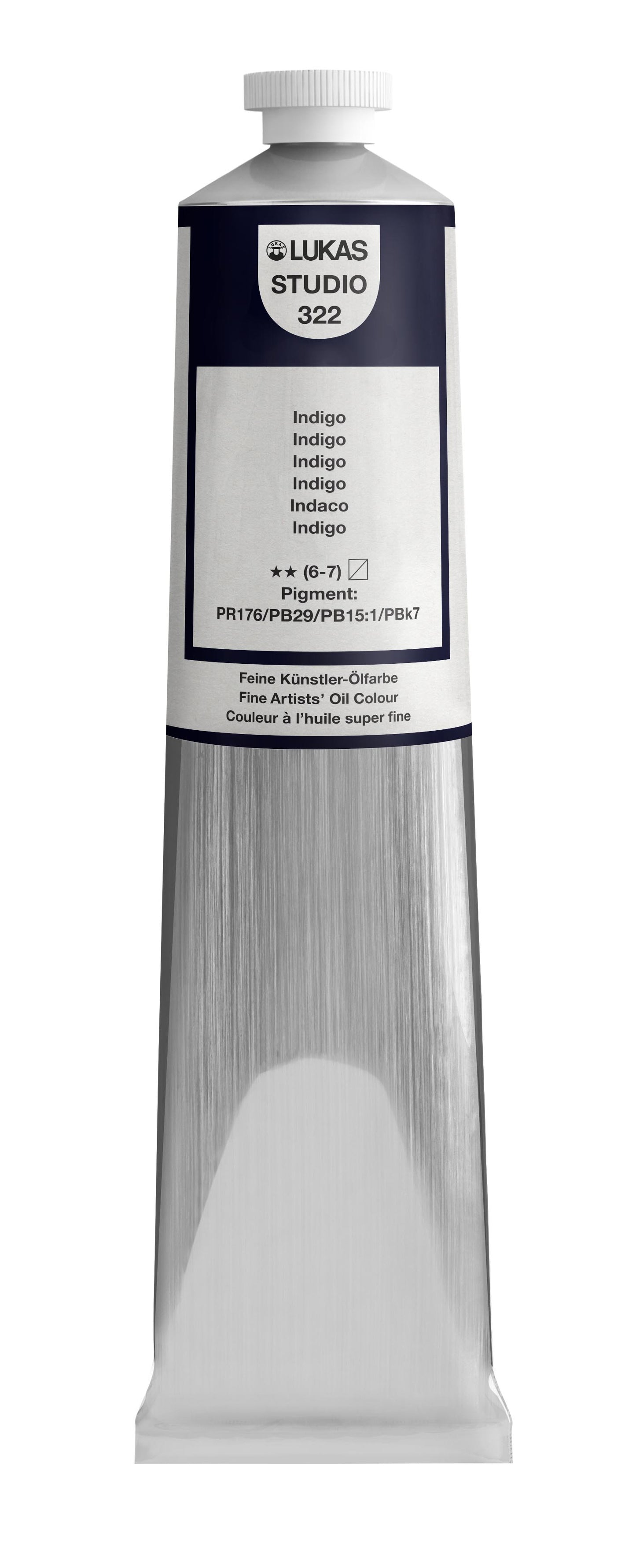 LUKAS STUDIO Ölfarbe -  0322 Indigo (37/75/200ml)