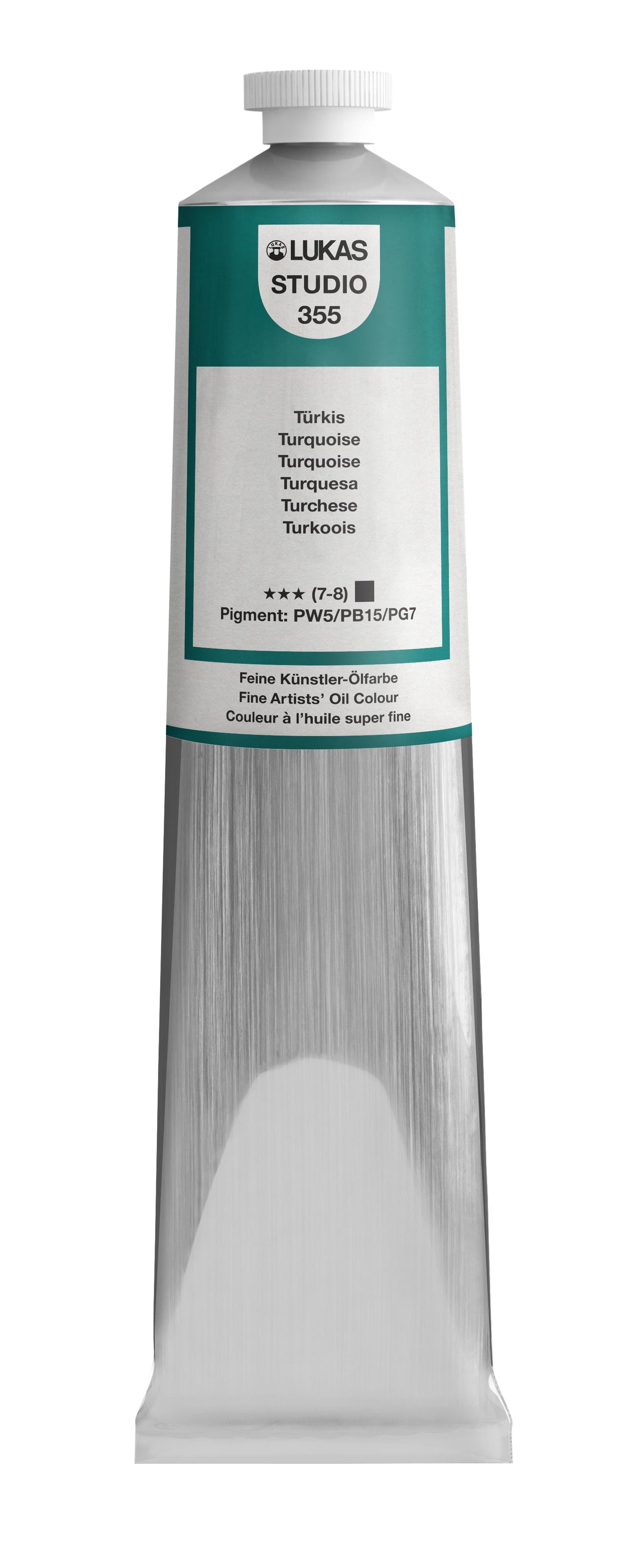 LUKAS STUDIO Ölfarbe -  0355 Türkis (37/75/200ml)