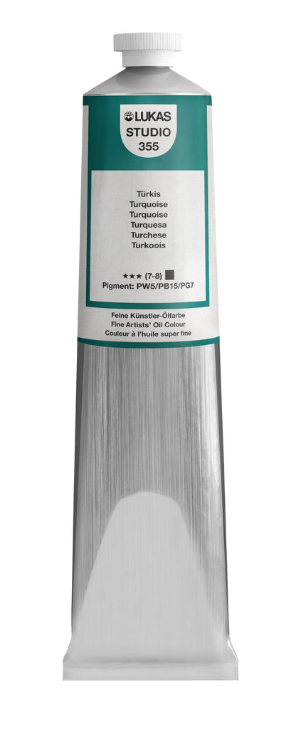 LUKAS STUDIO Ölfarbe -  0355 Türkis (37/75/200ml)