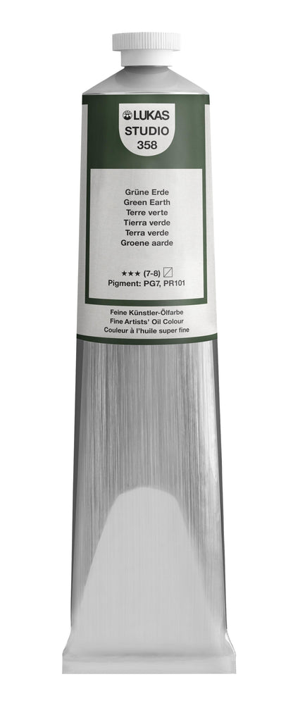 LUKAS STUDIO Ölfarbe -  0358 Grüne Erde (37/75/200ml)
