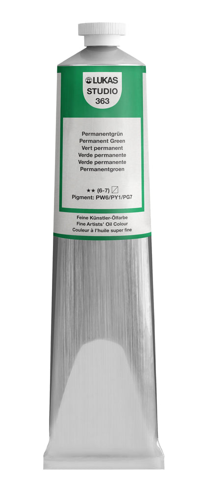 LUKAS STUDIO Ölfarbe -  0363 Permanentgrün (37/75/200ml)