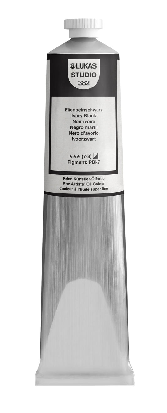 LUKAS STUDIO Ölfarbe -  0382 Elfenbeinschwarz (37/75/200ml)