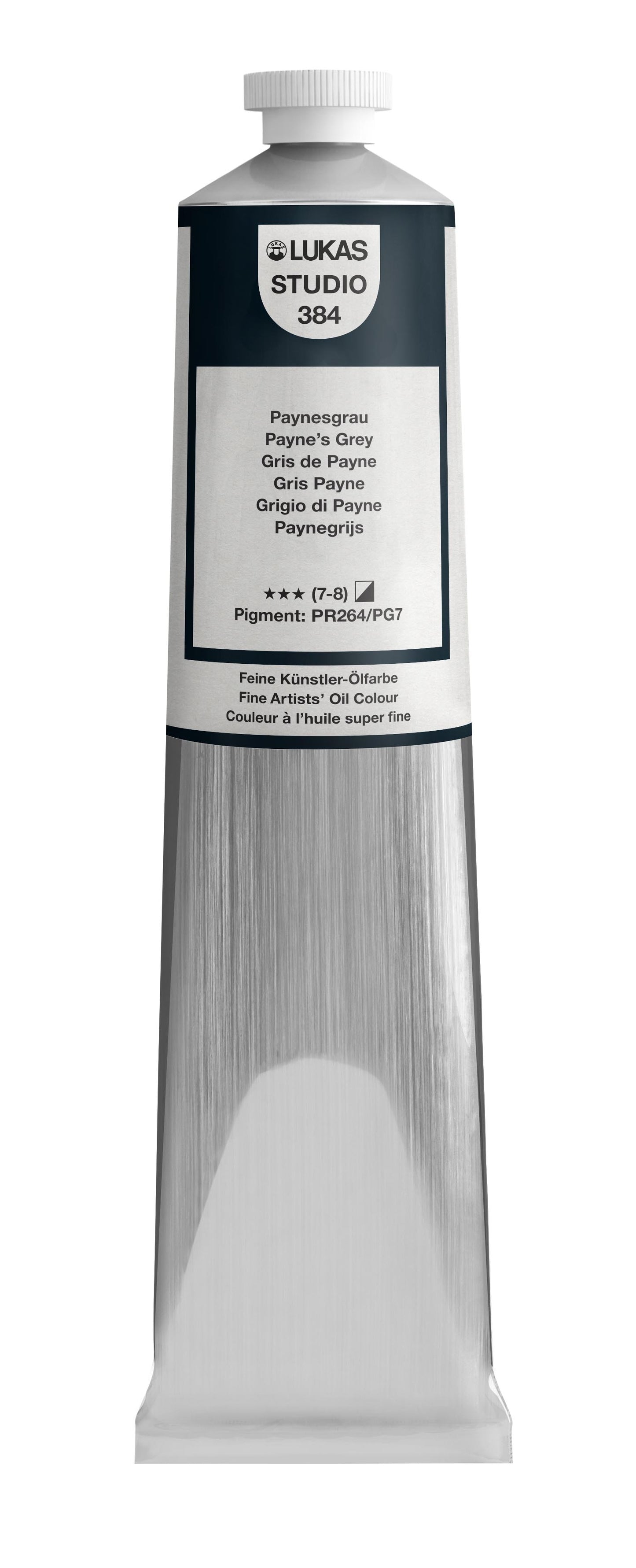 LUKAS STUDIO Ölfarbe -  0384 Paynesgrau (37/75/200ml)