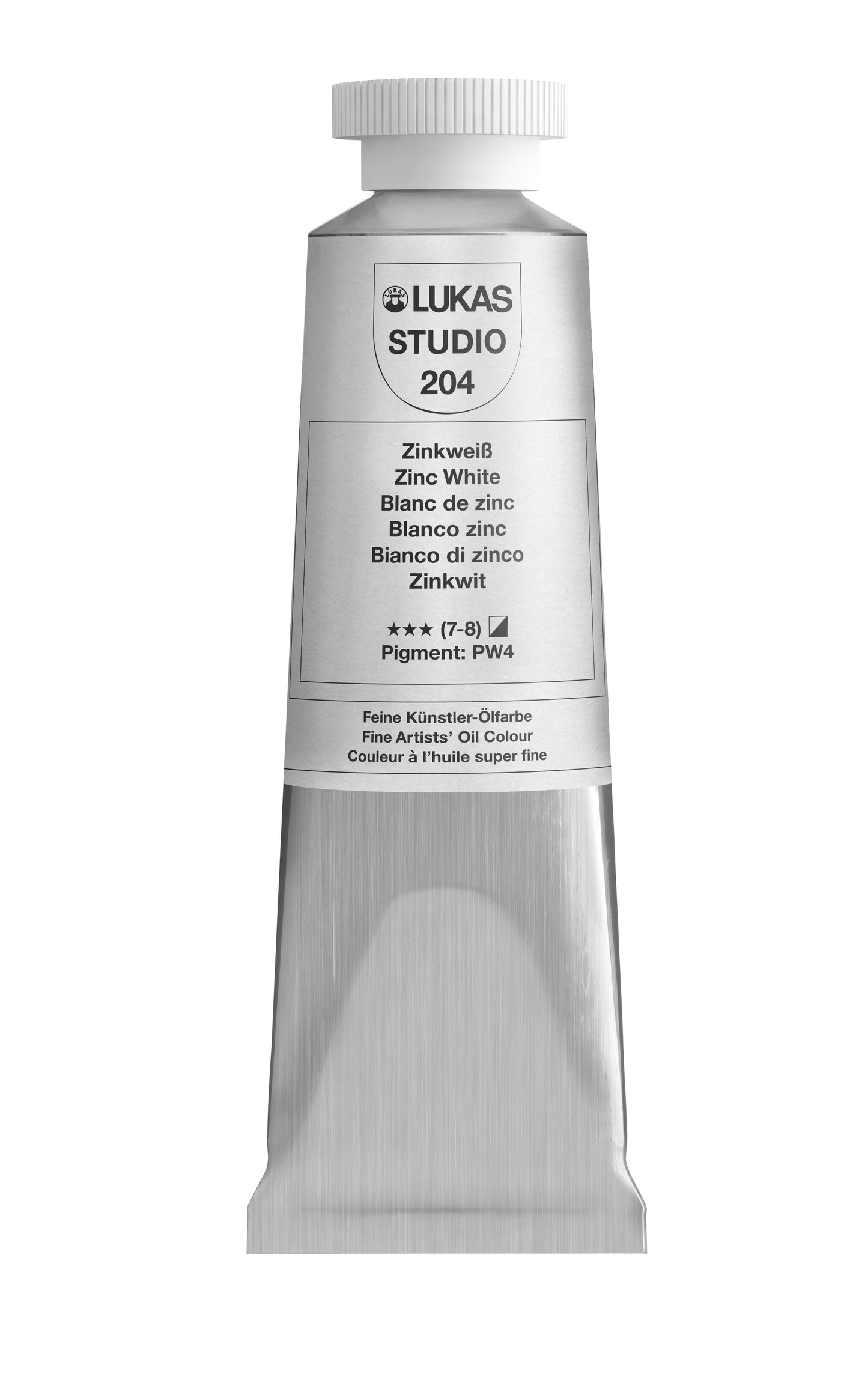 LUKAS STUDIO Ölfarbe - 0204 Zinkweiß (37/75/200ml)