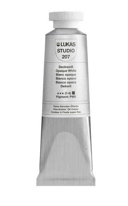 LUKAS STUDIO Ölfarbe - 0207 Deckweiß (37/75/200ml)