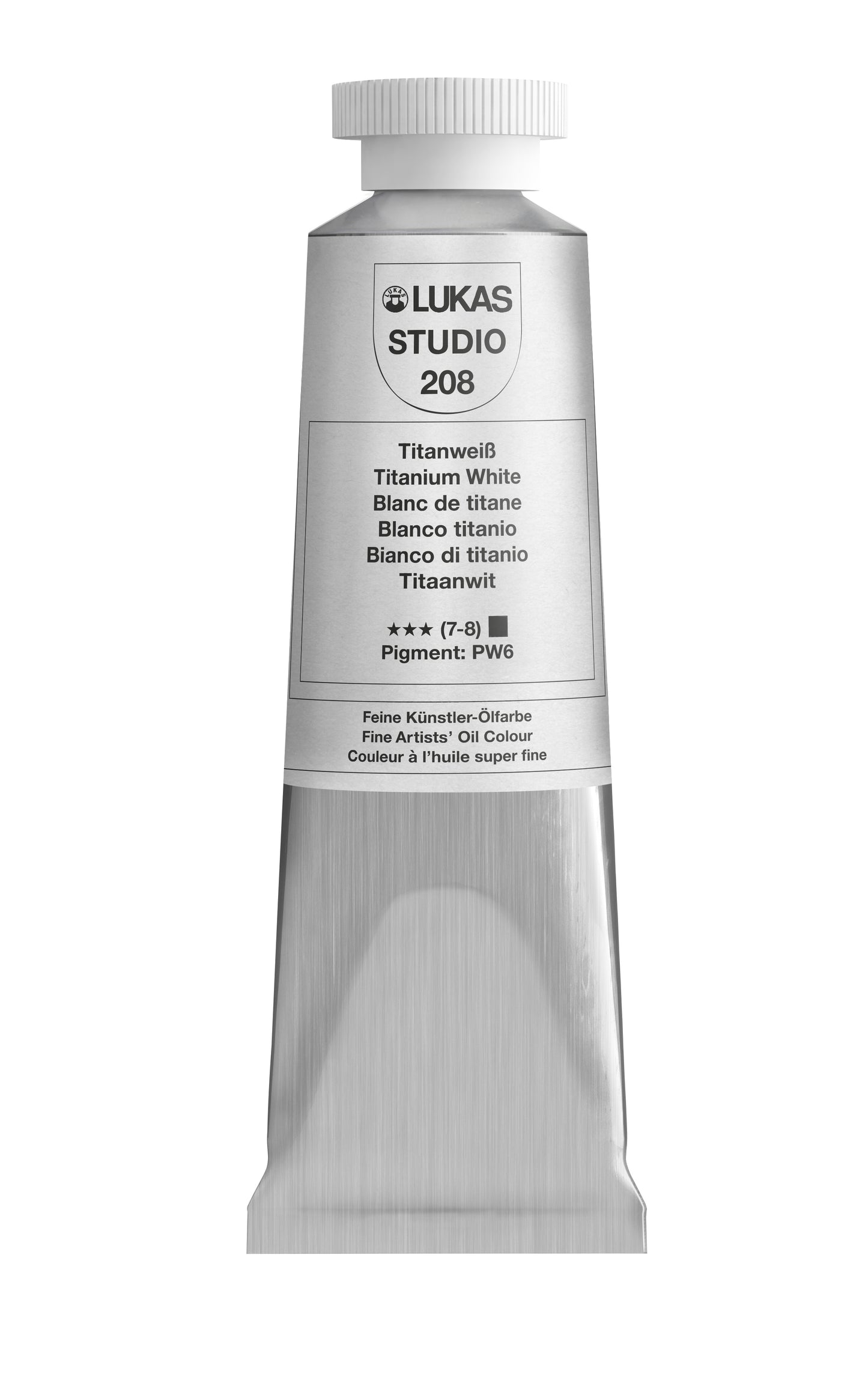 LUKAS STUDIO Ölfarbe - 0208 Titanweiß (37/75/200ml)