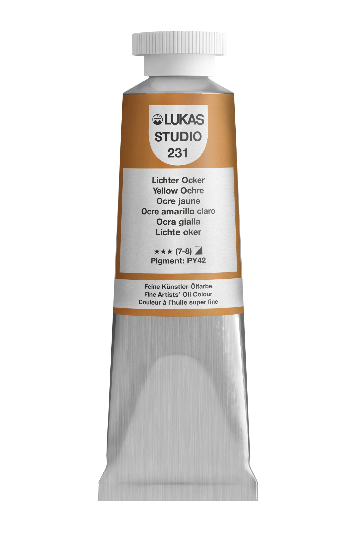 LUKAS STUDIO Ölfarbe -  0231 Lichter Ocker (37/75/200ml)