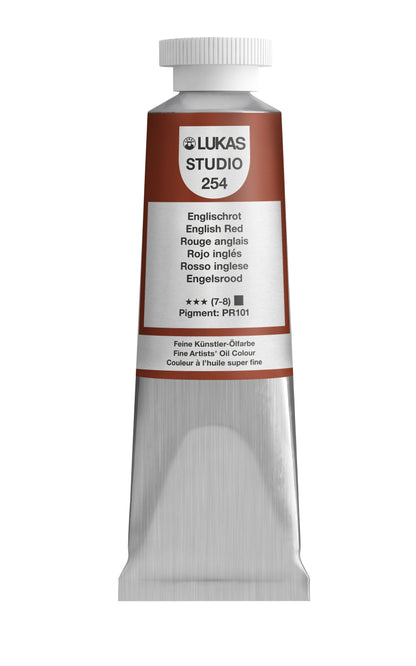 LUKAS STUDIO Ölfarbe -  0254 Englischrot (37/75/200ml)